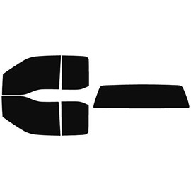 The Tint Effect Precut Window Tint Kit Compatible with Ford F-150 SuperCab Extended Cab Truck (2015-2020)(Full Truck with Solid Rear: 5%) Automotive Film