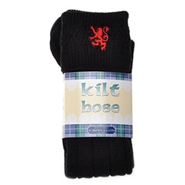 WB SOCKS Men's Lion Embroidered Kilt Hose