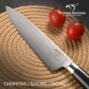 Damascus Chef Knife 8 Inch, Professional Kitchen Knife Forged with