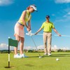 Oudain 6 Pcs Golf Flag Golf Target Flag with Tube