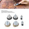 6 Pcs Drill Wire Brush Multi Functional Wire Cup Brush