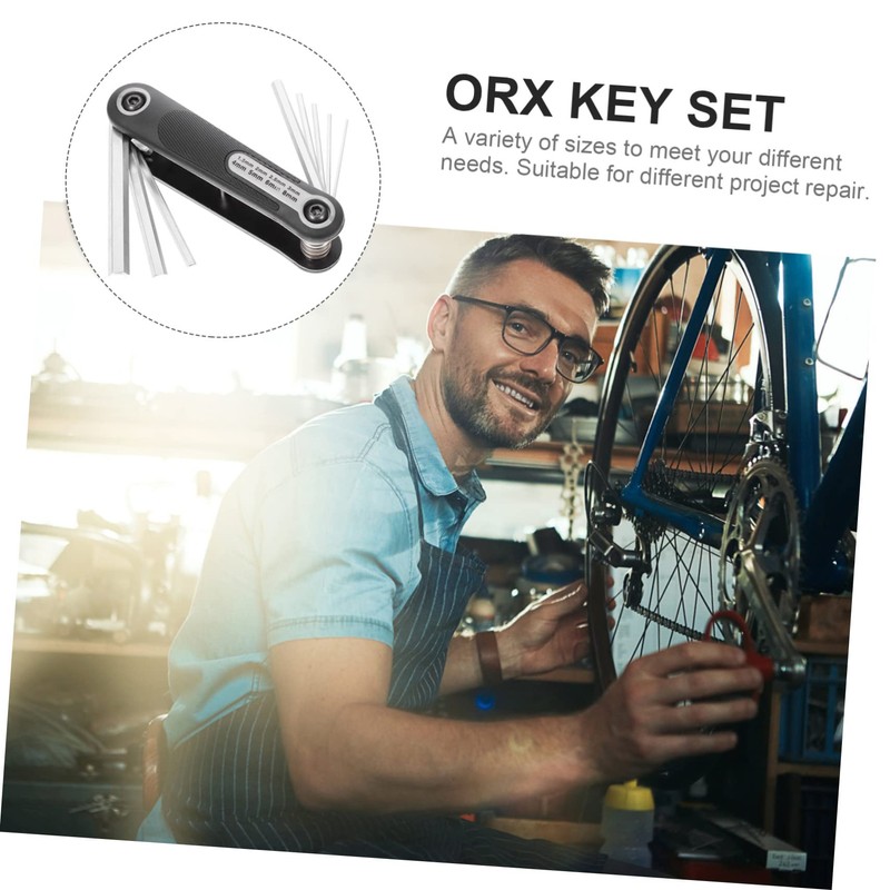 Operitacx 1 Set Folding Wrench Keychain Tools Multipurpose Wrench Flat
