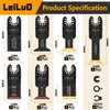 LEILUO 50 Pcs Multitool Blade for Wood Nails Drywall Titanium