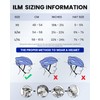 ILM Adult Bike Helmet with USB Rechargeable LED Front and