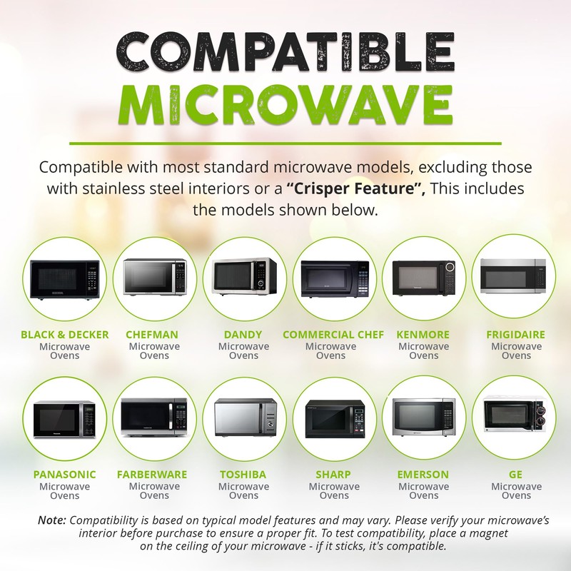 HOVER COVER Magnetic Microwave Splatter Cover with High Power, Strongest