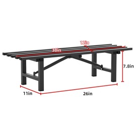 DHYGOTFUR Premium Aluminum Plant Stand - Home Decor & Outdoor Garden Solution with 300 LBS Capacity, L37.8 x W11.4 x H7.9 inch