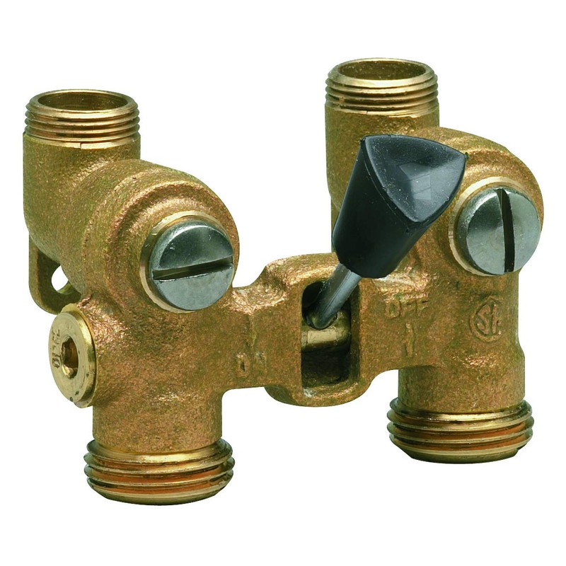 Watts 1/2" 2T-M2 Brass & Tubular Washing Machine Hot Water