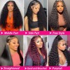 Tuviso 13x6 Deep Wave Lace Front Wigs Human Hair 180