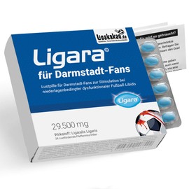 Ligara® for Darmstadt Fan Item Gift Birthday Fans (1x Single Dose) Men's Gifts by Ligakakao.de