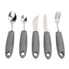 5pcs Bendable Adaptive Utensils Weighted Easy Grip Stainless Steel Special