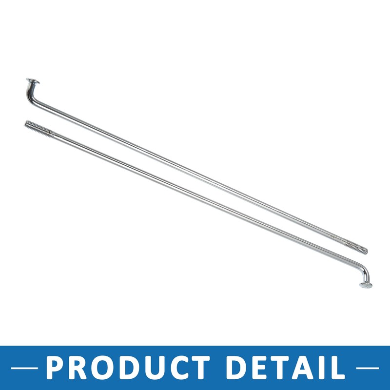 A ABSOPRO Motorcycle Wheel Spokes with Nipples 3.5mm Thread 170mm