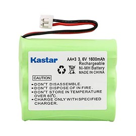 Kastar 1-Pack AAX3 3.6V 1600mAh EH Ni-MH Rechargeable Battery for Motorola, Radio Shack, Sanyo Series Cordless Phone (Check Your Cordless Phone Model Down)