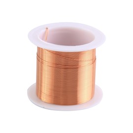 Magnetic Wire, 0.4mm x 15m Enameled Copper Wire, Enameled Copper Wire for Jewellery Making Crafters Transformer Enameled Inductor Coil