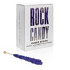 Purple Rock Candy Sugar Sticks - Grape Flavored - 24