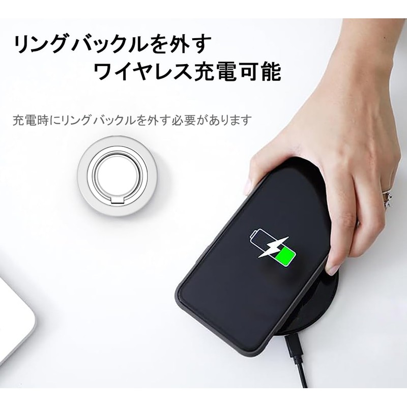 MagSafe Smartphone Ring, Magnetic Ring, Smartphone Stand, [Double-sided Magnet &