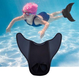 Mermaid Swim Fin for Kids Adults, Adjustable Mermaid Design Swim Diving Monofin Flipper Fins,-Piece Flipper Diving Fins Swimming Training Fins Water Sport Windsurfing Equipment
