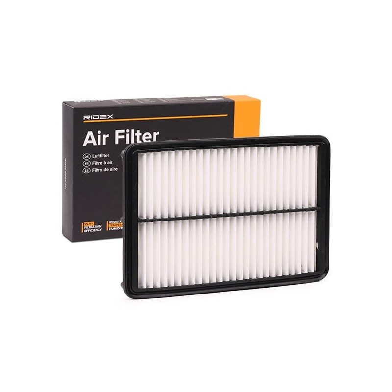 RIDEX 8A0053 Motor Air Filter Rectangular Recirculation Filter Insert