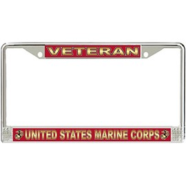 MilitaryBest Veteran' Marine Corps License Plate Frame