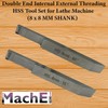MachEl Double End Internal External Threading HSS Tool Set for