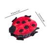 Novelty Red Ladybug Claw Clip,Funny Acetate Claw Clip for Women,Fashion