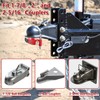 Cenipar Trailer Hitch Lock Universal with Combination Lock, Heavy-Duty Steel