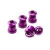 Reverse Chainring Screws Set of 4 Aluminium Purple