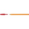 BIC Orange Fine Point 0.7mm Red Ballpoint Pen - Pack