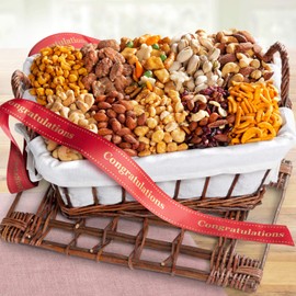 Congratulations Snack Attack Gourmet Gift Basket