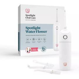 Spotlight Oral Care NEW | Spotlight Oral Care Water Flosser with 4x Flosser Tips