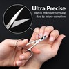 marQus - Nail scissors from Solingen with micro-serrated blade including