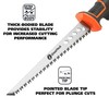 GreatNeck 74027 Rasping Jab Saw and Sheath, Drywall Cutter, Hand