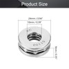 Othmro 51100 Thrust Ball Bearings, 3pcs 10mmx24mmx9mm Chrome Steel Roller