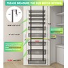 Mefirt 9-Tier Over The Door Pantry Organizer, Pantry Storage and