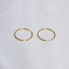 Gold & Deer 14k Gold Field Simple Cut Bling One-Touch