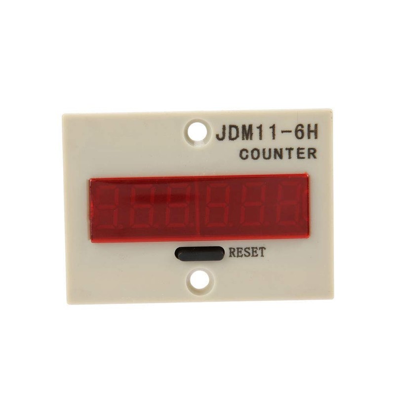 DIGITEN 0-999999 Digital LED Counter Electronic Counter JDM11-6H AC220V /