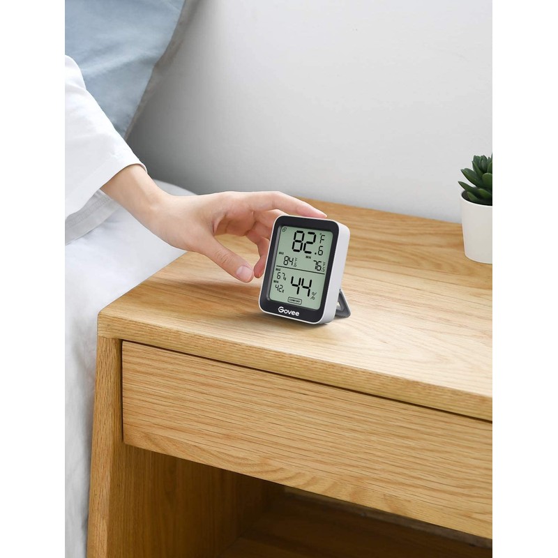 Govee Hygrometer Thermometer, Bluetooth Indoor Room Temperature Monitor Greenhouse Thermometer