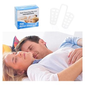 Kit 8 Anti Ronquido Tapon Nasal Silicona Mejora Respiracio F