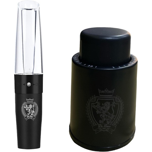 GDL GIOVANNI DE LUCA Vacuum Wine Stopper + Pourer and