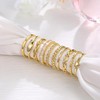 Florideco 10 PCS Dainty Rings for Women Non Tarnish Stackable