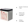 YUASA Battery NP4-12 12 V 4AH Battery