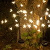 2Pcs 20LED Flower shaped Light Solar Garden Lamp for Christmas