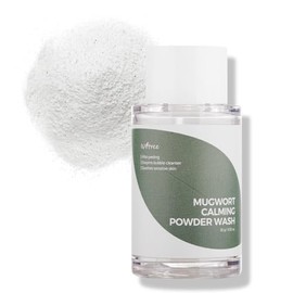ISNTREE Limpiador Facial en Polvo Spot Saver Mugwort Powder Wash - Coreano con Artemisa Mugwort, Exfoliación Suave y Poros, 15 g