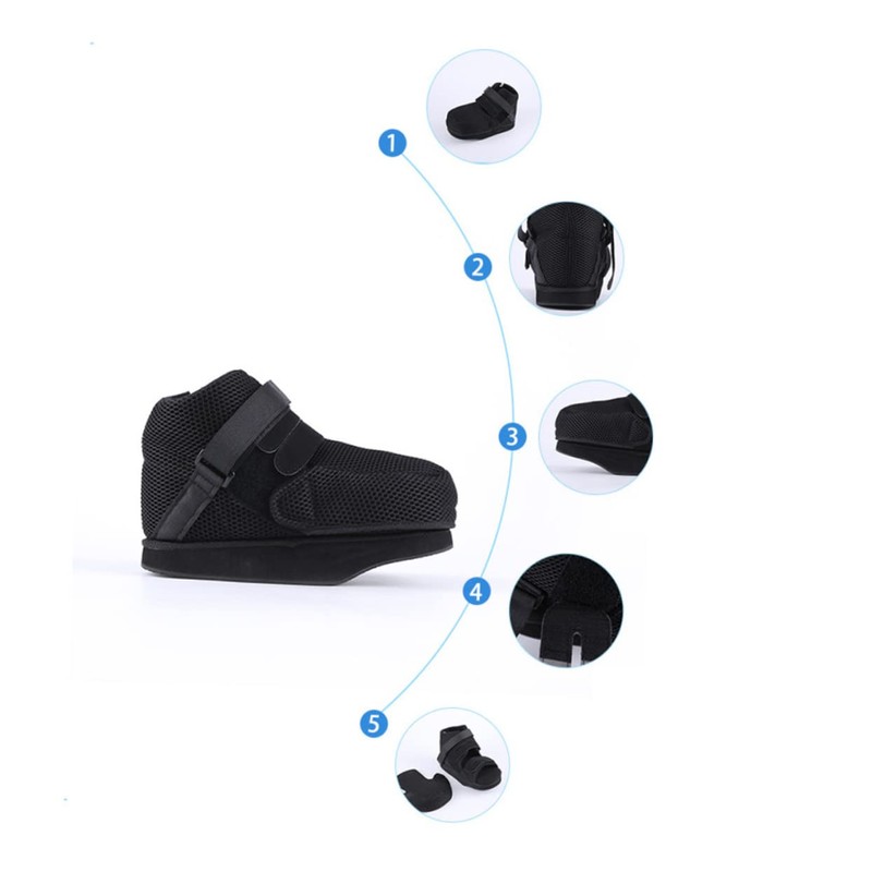 Baluue Foot Decompression Shoe for Postoperative Adjustable Walking Boot for
