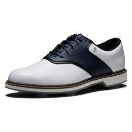 FootJoy Men's FJ Originals Golf Shoe, White/Navy, 9.5 Medium