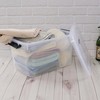 Doryh 10 L Plastic Lidded Storage Bin, Clear Latching Box