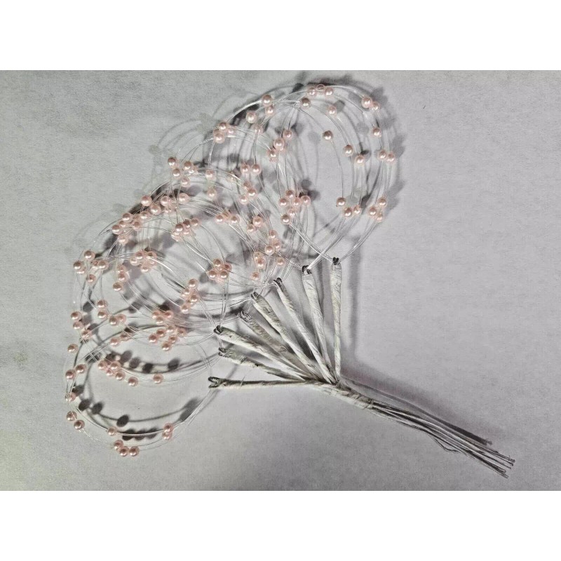 Unbranded Pearl Sticks 15 packs circles PINK 120 sticks total