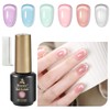 Biutee Magnetic Nails, Gel Nails, 6 Colors, Gel, Cat Eye,