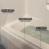 Shower Threshold Water Dam,Self Adhesive Silicone Waterproof Barrier Bathroom and