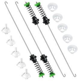 Updated W11130362 WTW5000DW2 WTW5000DW3 Washer Suspension Rod Kit by Blutoget-Washer Shock Absorbers Fit for Whirlpool WTW5000DW1 WTW5000DW0 Kenmore Maytag MVWX655DW1 MVWC565FW1 W10594080 W10780040