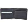 VISCONTI Black Leather Bifold Mens Wallet & Coin Purse HT7